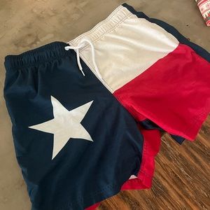 Texas State Flag Swing Trunks Large Size